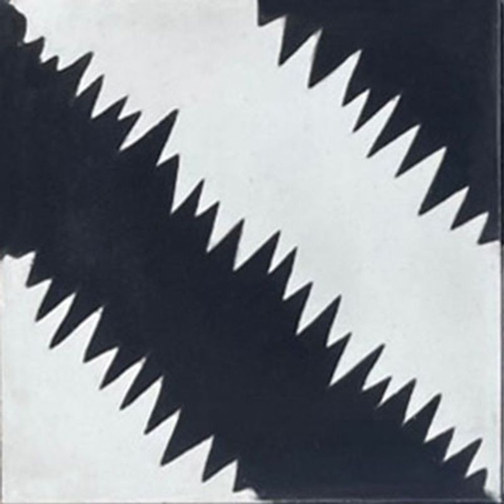 Cement tiles - Zigzag on Four cement Tile - ETOFFE.COM