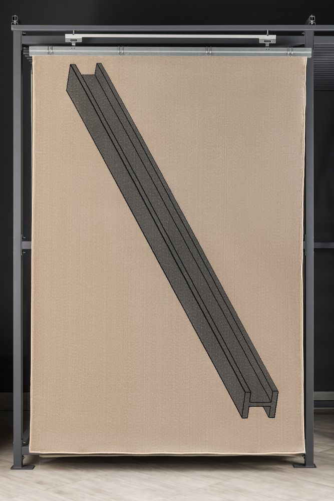 Design carpets - Rusty Beam Rug - SHISHKA PROJECT