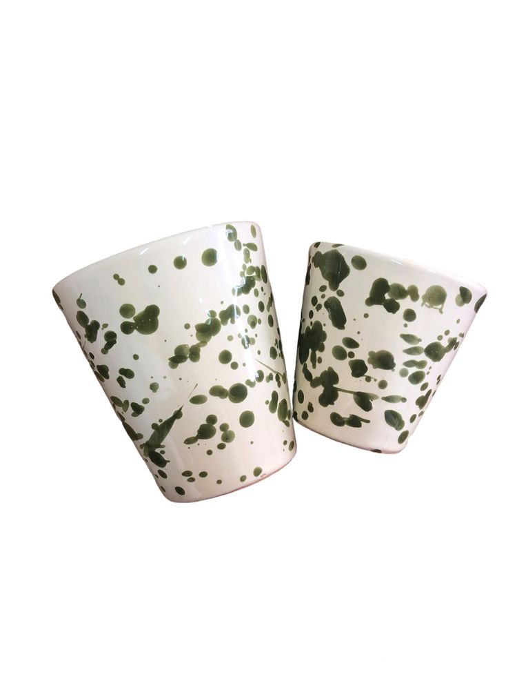 Verres - Verre h. 8,5 cm. - Splashed Line - LOLIVA FOOD MOOD