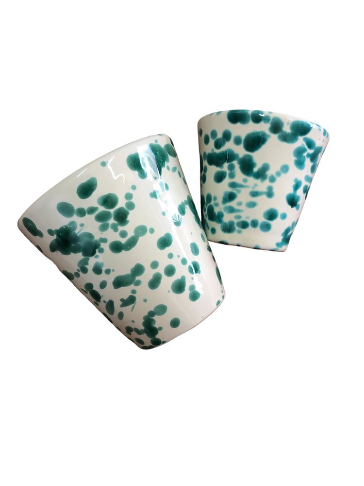 Verres - Verre h. 8,5 cm. - Splashed Line - LOLIVA FOOD MOOD