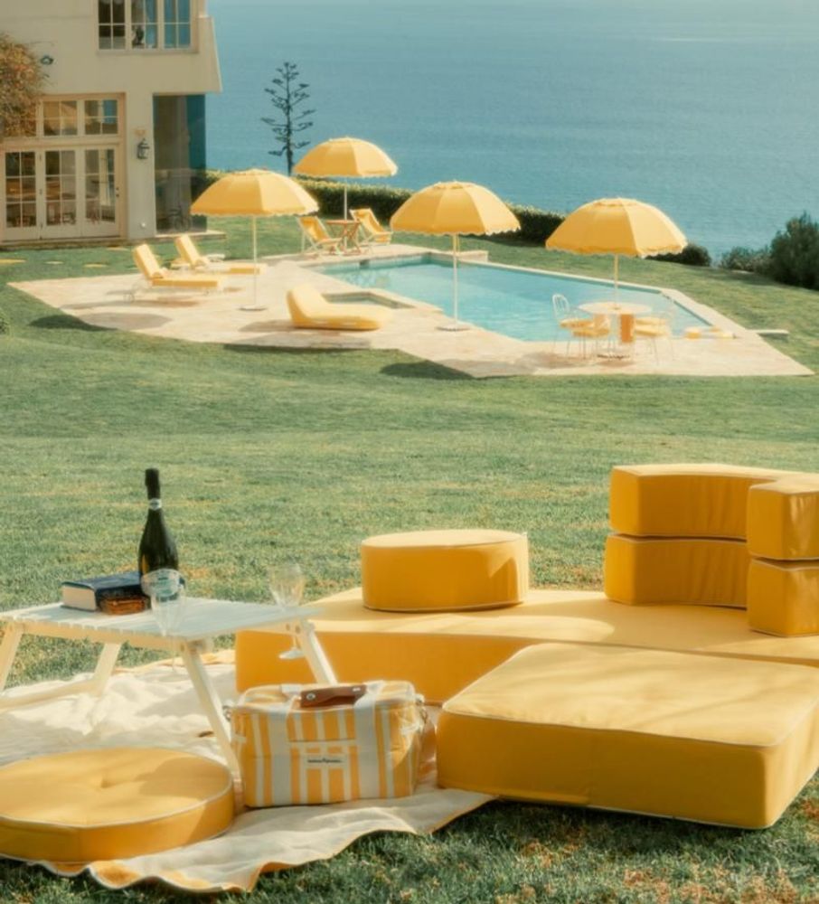 Lawn sofas - MODULAR PILLOW STACK - BUSINESS & PLEASURE CO.