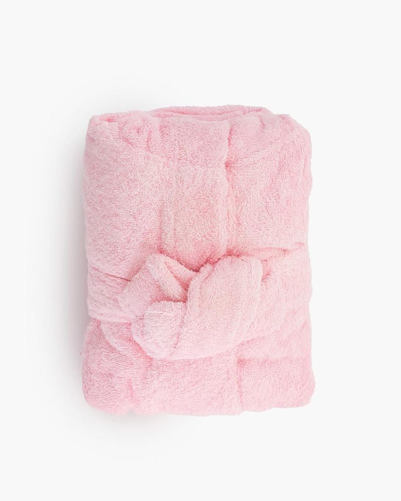 Children's bathtime - Kids Bathrobe (Plain) - MORE COTTONS