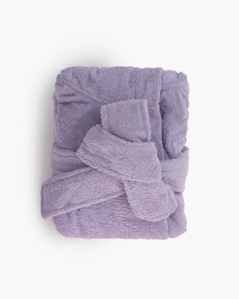 Children's bathtime - Kids Bathrobe (Plain) - MORE COTTONS
