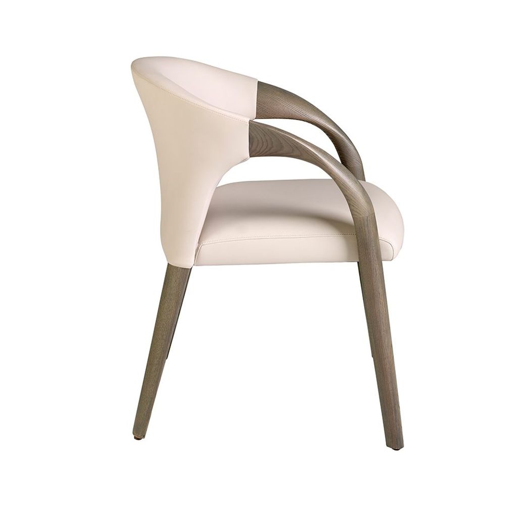 Chairs - Cream leatherette chair - ANGEL CERDÁ