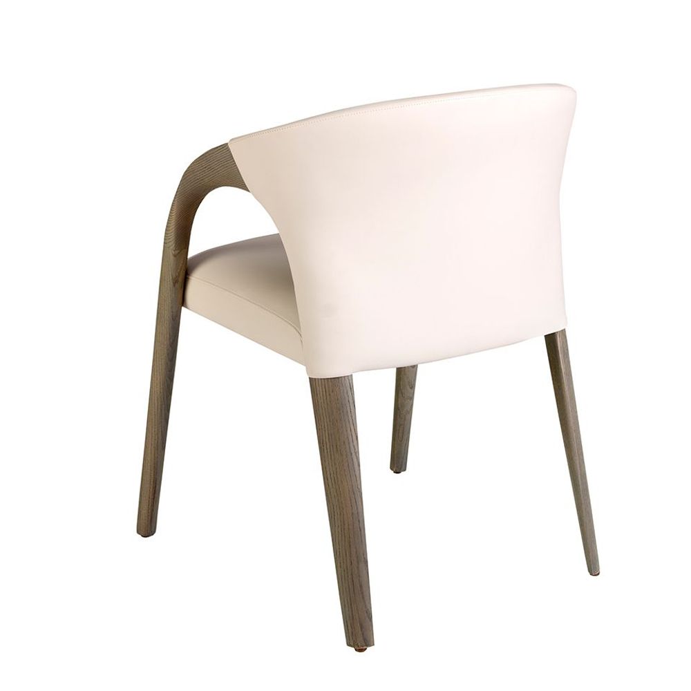 Chairs - Cream leatherette chair - ANGEL CERDÁ