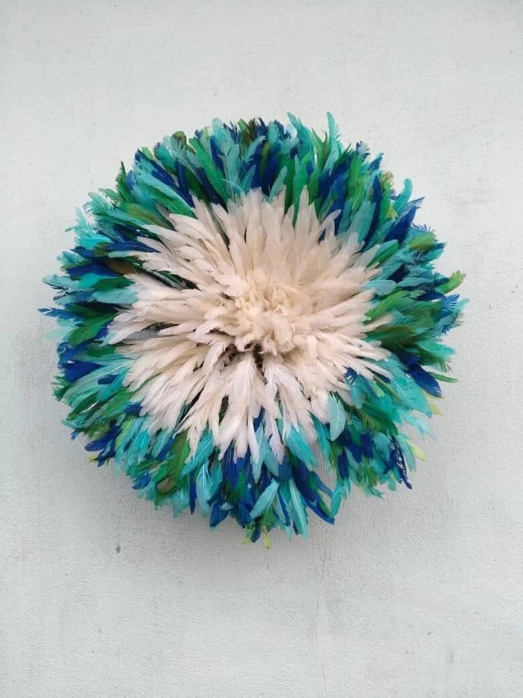 Autres décorations murales - Juju hat ou chapeau bamiléké ou coiffe aka ou décoration murale - HOME DECOR FR