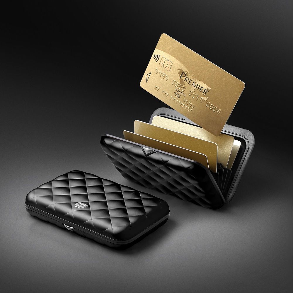 Petite maroquinerie - LADY CASE - Aluminium matelassé - ÖGON DESIGN