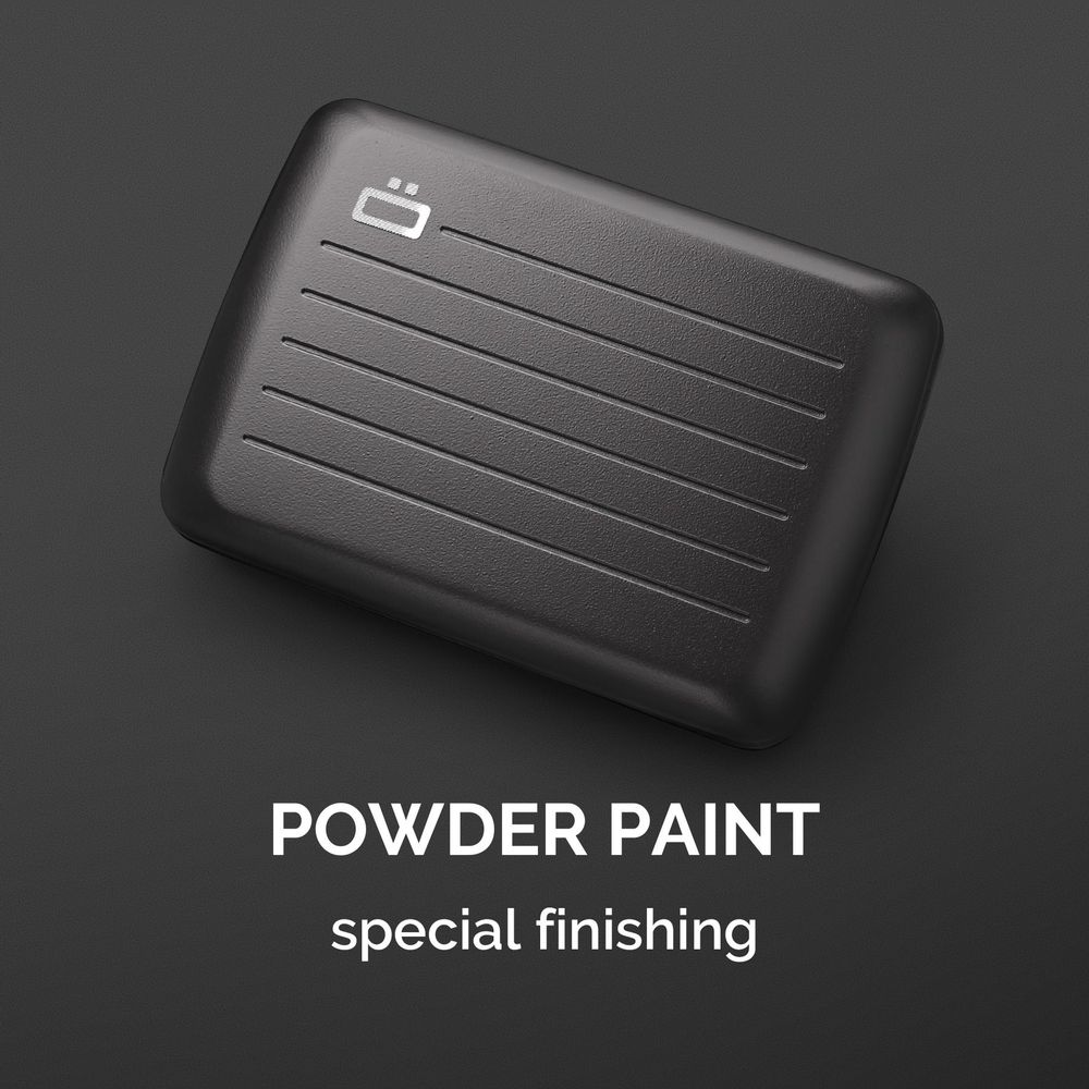 Petite maroquinerie - SMART CASE V2 - Aluminium finition peinture mate - ÖGON DESIGN