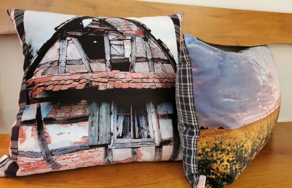 Comforters and pillows - CUSTOMIZABLE CUSHIONS IN ALSACE KELSCH - KELSCH D' ALSACE IN SEEBACH