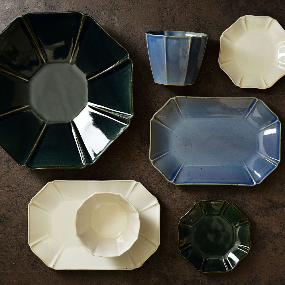 Assiettes au quotidien - Assiettes et tasses Hitohana - MARUMITSU POTERIE