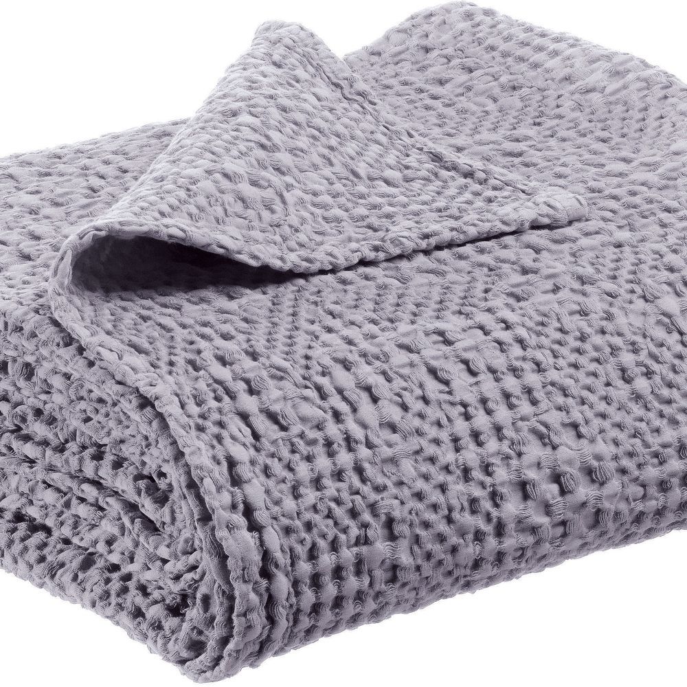 Linge de lit - Jeté Tana Brume 180 x 260 - MAISON VIVARAISE - SDE VIVARAISE WINKLER