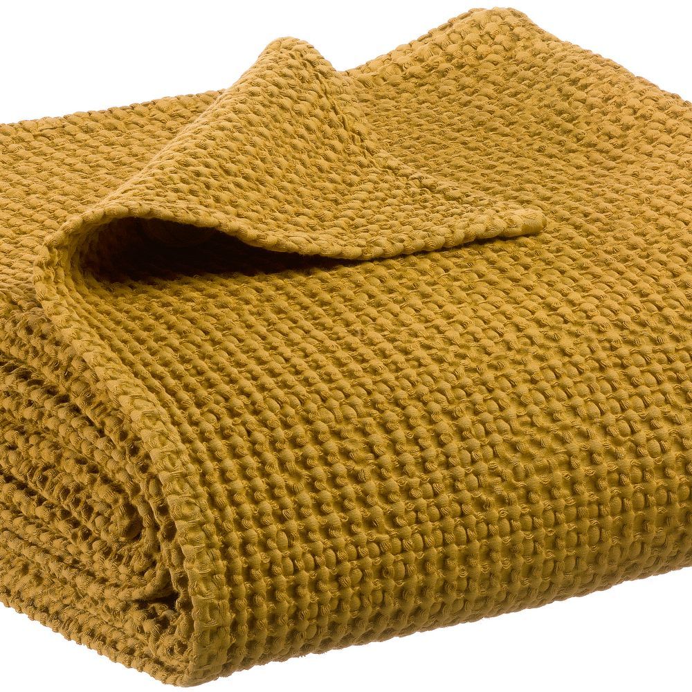 Linge de lit - Jeté recyclé Maia Bronze 260 x 260 - MAISON VIVARAISE - SDE VIVARAISE WINKLER