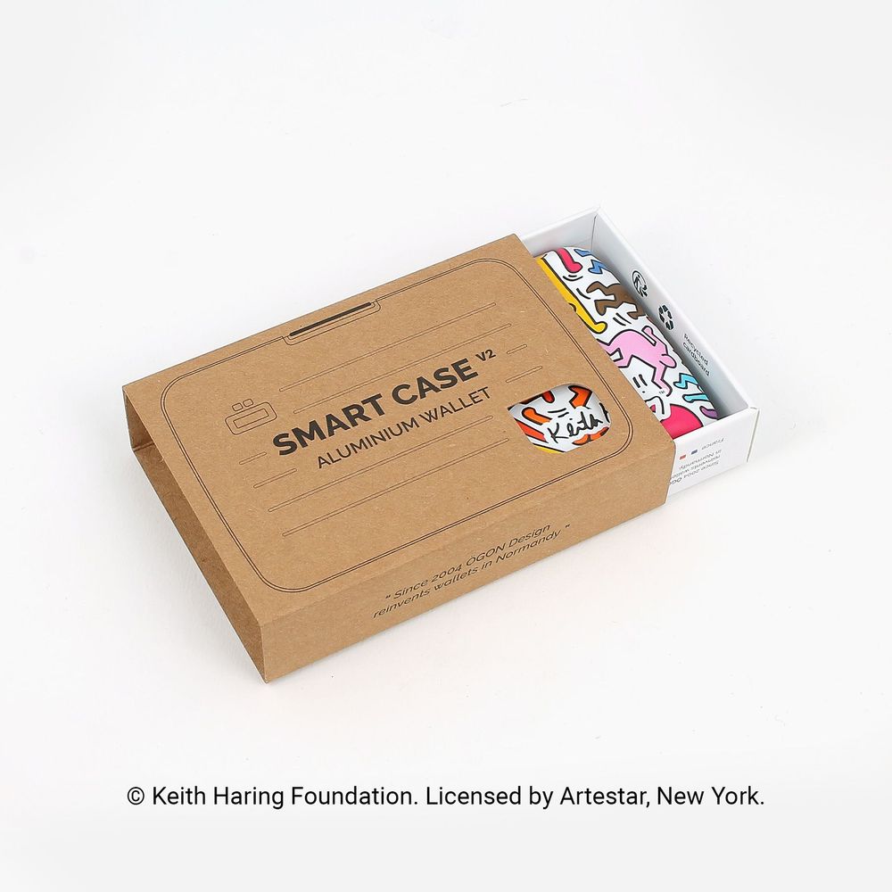 Leather goods - SMART CASE V2 - Keith Haring - ÖGON DESIGN