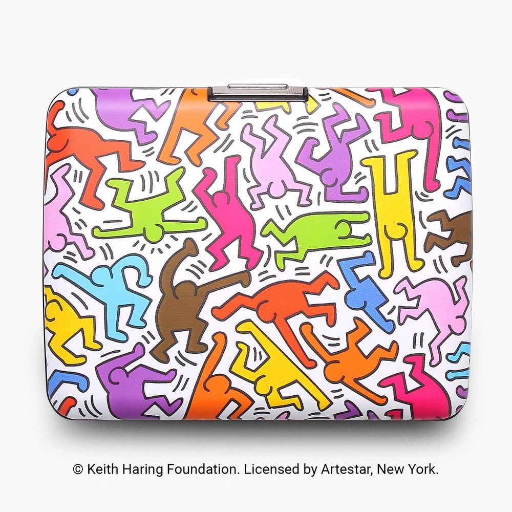 Petite maroquinerie - SMART CASE V2L extra capacity - Collab Keith Haring - ÖGON DESIGN