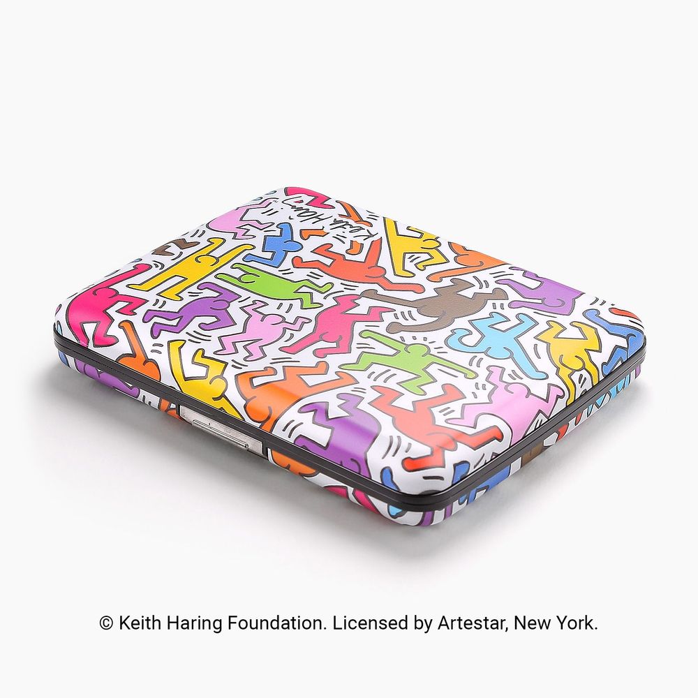 Petite maroquinerie - SMART CASE V2L extra capacity - Collab Keith Haring - ÖGON DESIGN