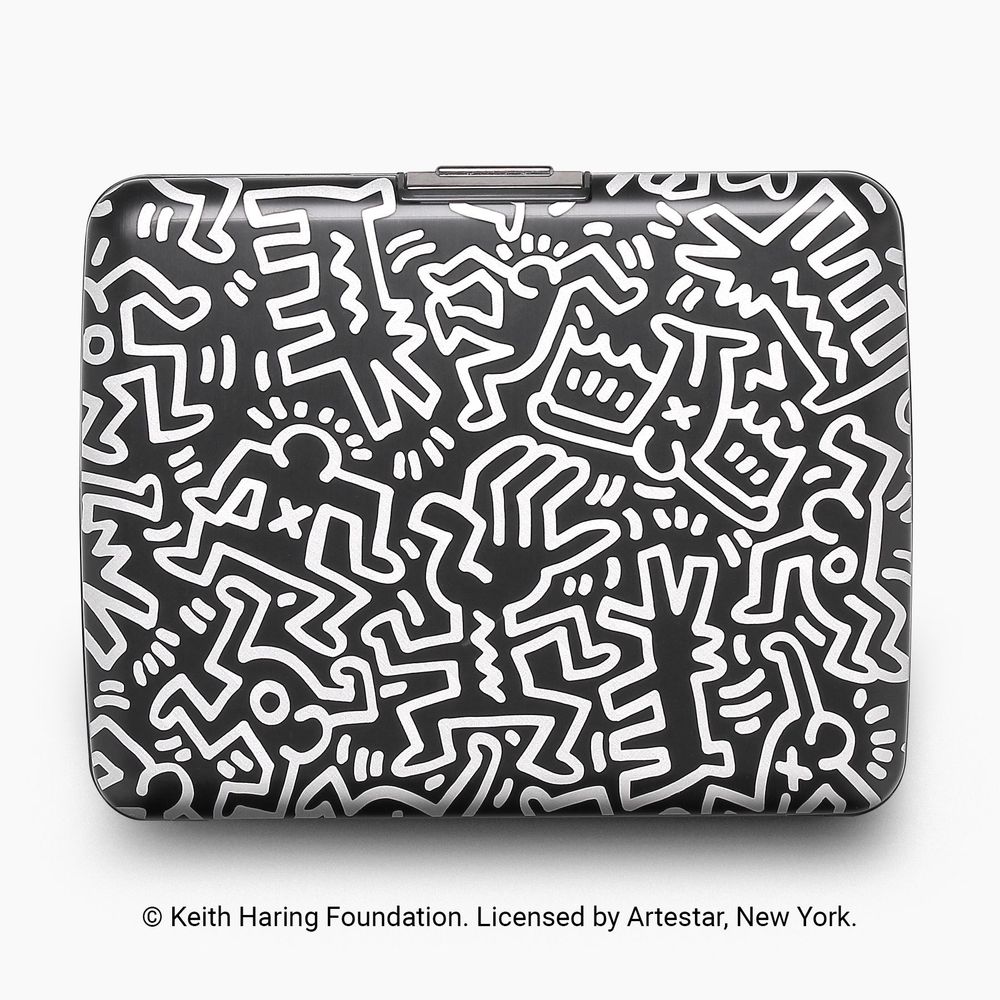 Petite maroquinerie - SMART CASE V2L extra capacity - Collab Keith Haring - ÖGON DESIGN
