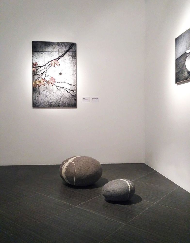 Coussins - Meuble pouf ottoman en laine "Sea Boulder" - KATSU STONES