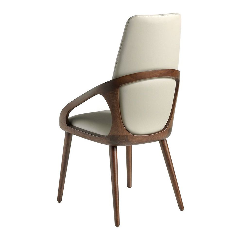Chaises - Chaise de table à manger rembourrée en simili cuir - ANGEL CERDÁ