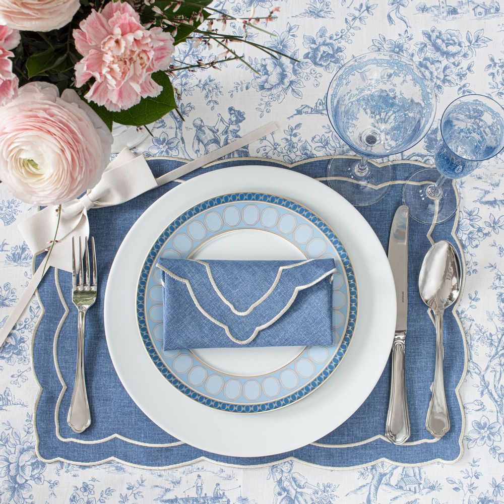 Linge de table textile - Linge de table - Toile de Jouy Blue Collection - ROSEBERRY HOME