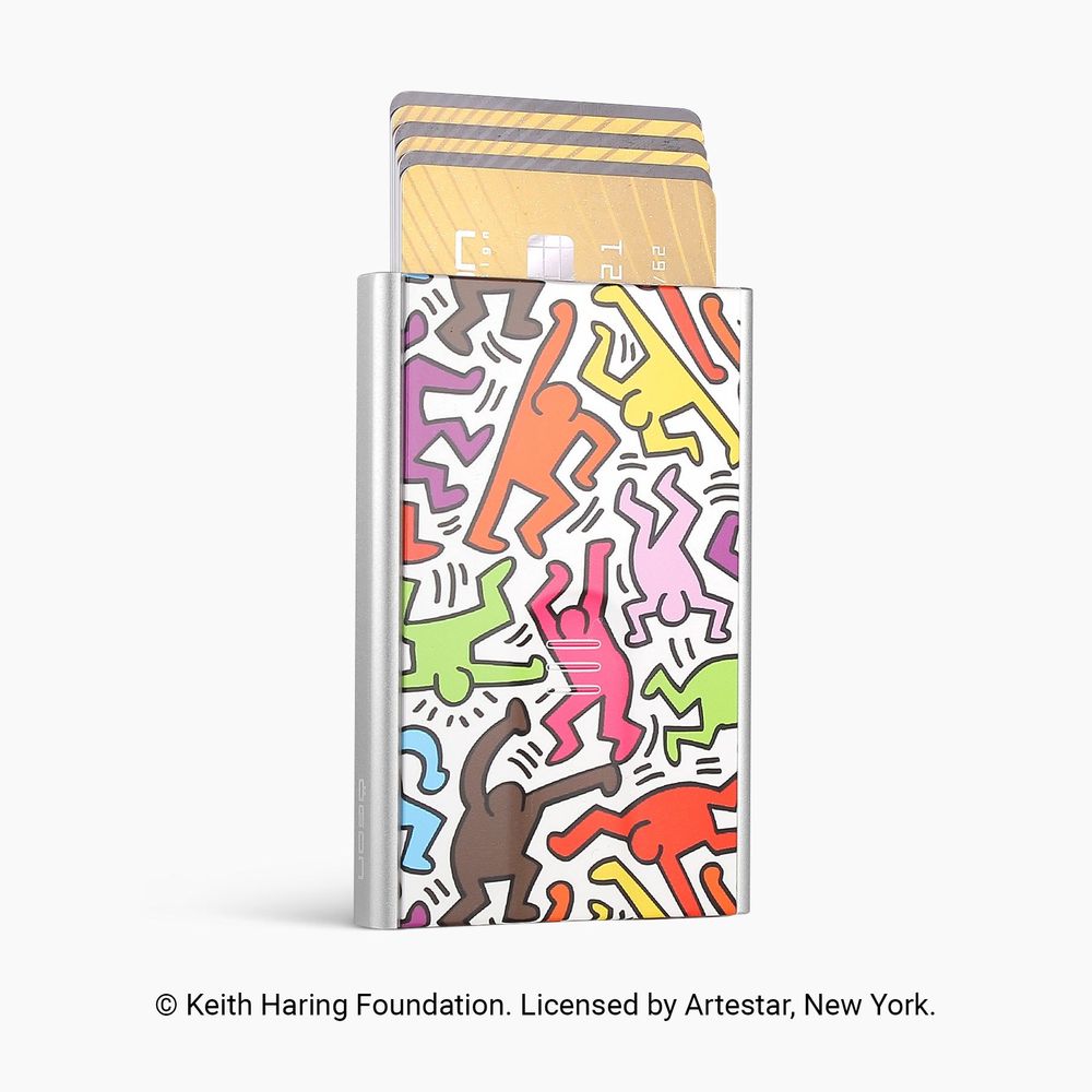 Petite maroquinerie - SLIDER - Collab Keith Haring - ÖGON DESIGN