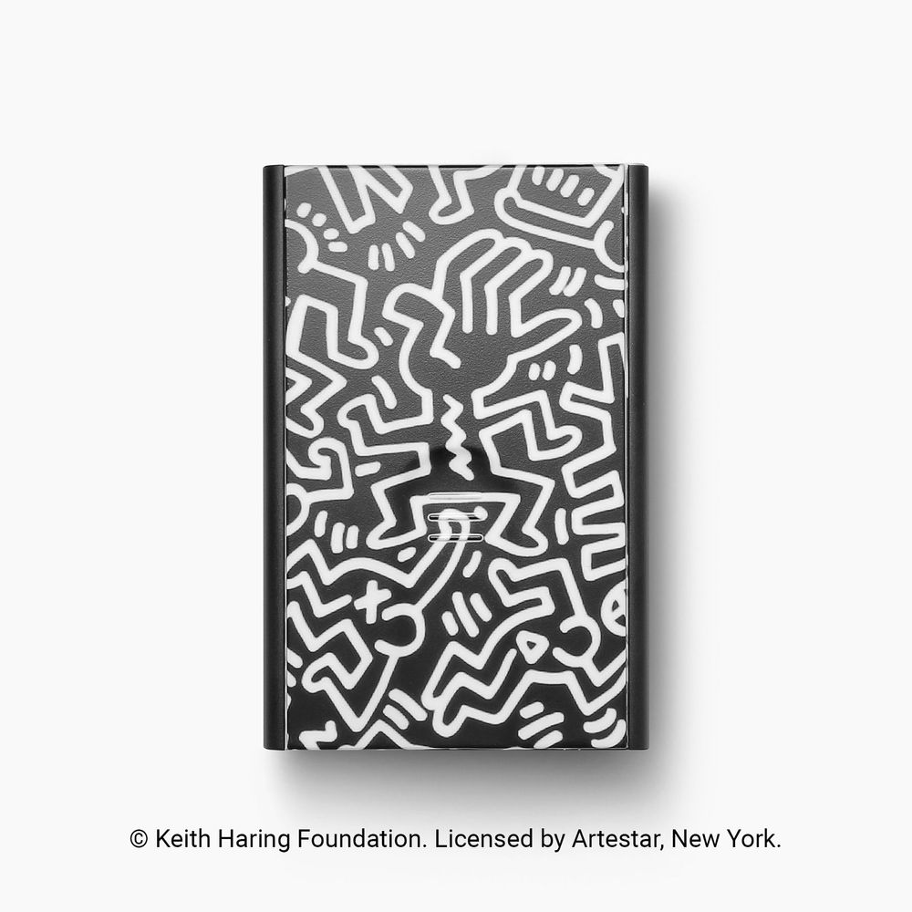 Petite maroquinerie - SLIDER - Collab Keith Haring - ÖGON DESIGN