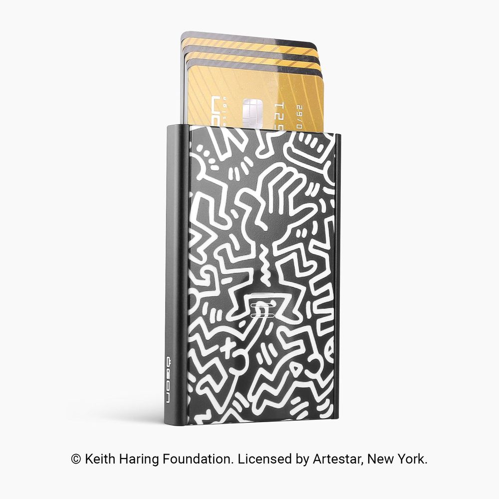 Petite maroquinerie - SLIDER - Collab Keith Haring - ÖGON DESIGN