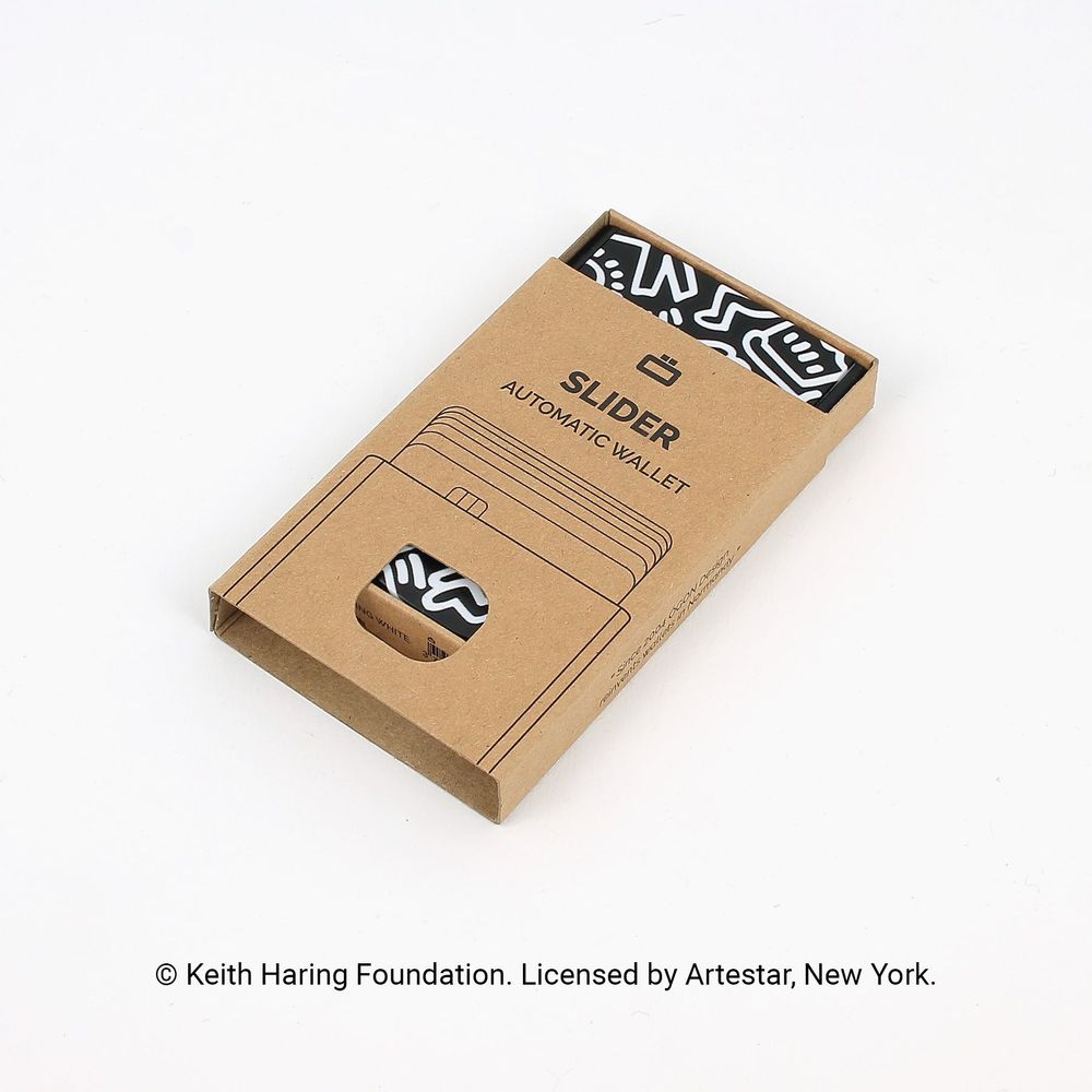 Petite maroquinerie - SLIDER - Collab Keith Haring - ÖGON DESIGN