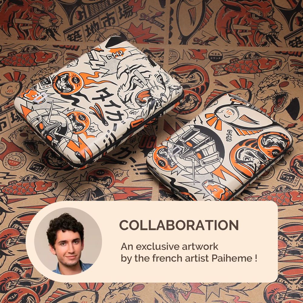 Leather goods - SMART CASE V2 - Printed Aluminum - ÖGON DESIGN
