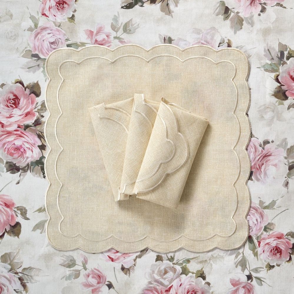 Table linen - Table linen - Roselle & Stripes Collection - ROSEBERRY HOME