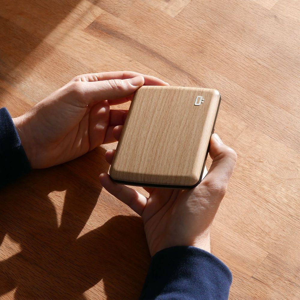 Leather goods - SMART CASE V2 LARGE - Printed aluminum - ÖGON DESIGN