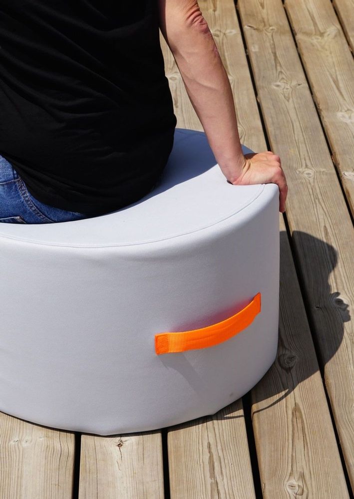 Assises pour bureau - Pouf Le Gros Cylindre - LALALA SIGNATURE