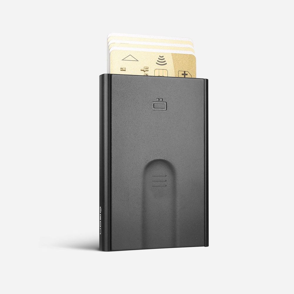 Petite maroquinerie - Pack d'implantation - 30 porte-cartes automatiques Slider + présentoir adapté - ÖGON DESIGN