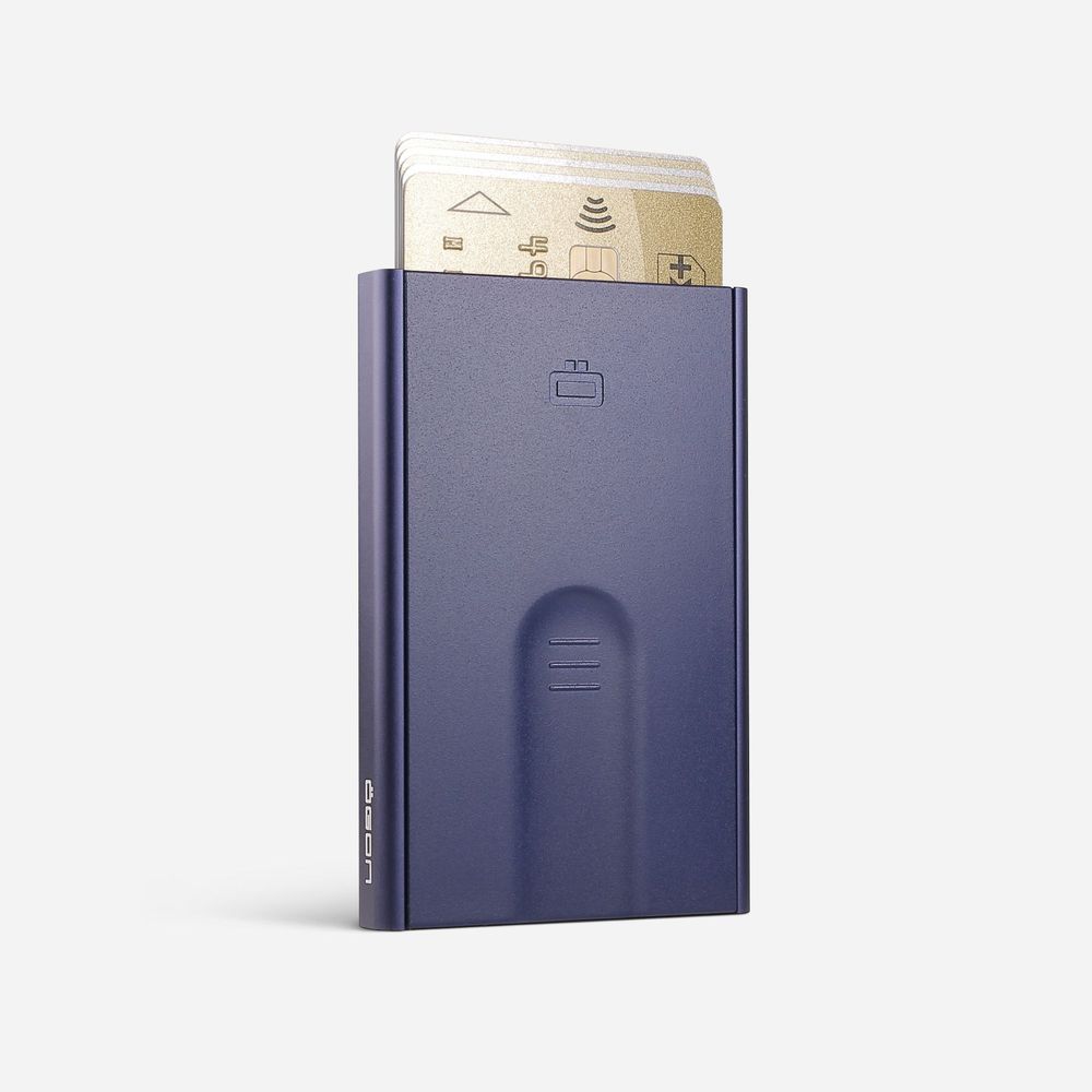 Petite maroquinerie - Pack d'implantation - 30 porte-cartes automatiques Slider + présentoir adapté - ÖGON DESIGN
