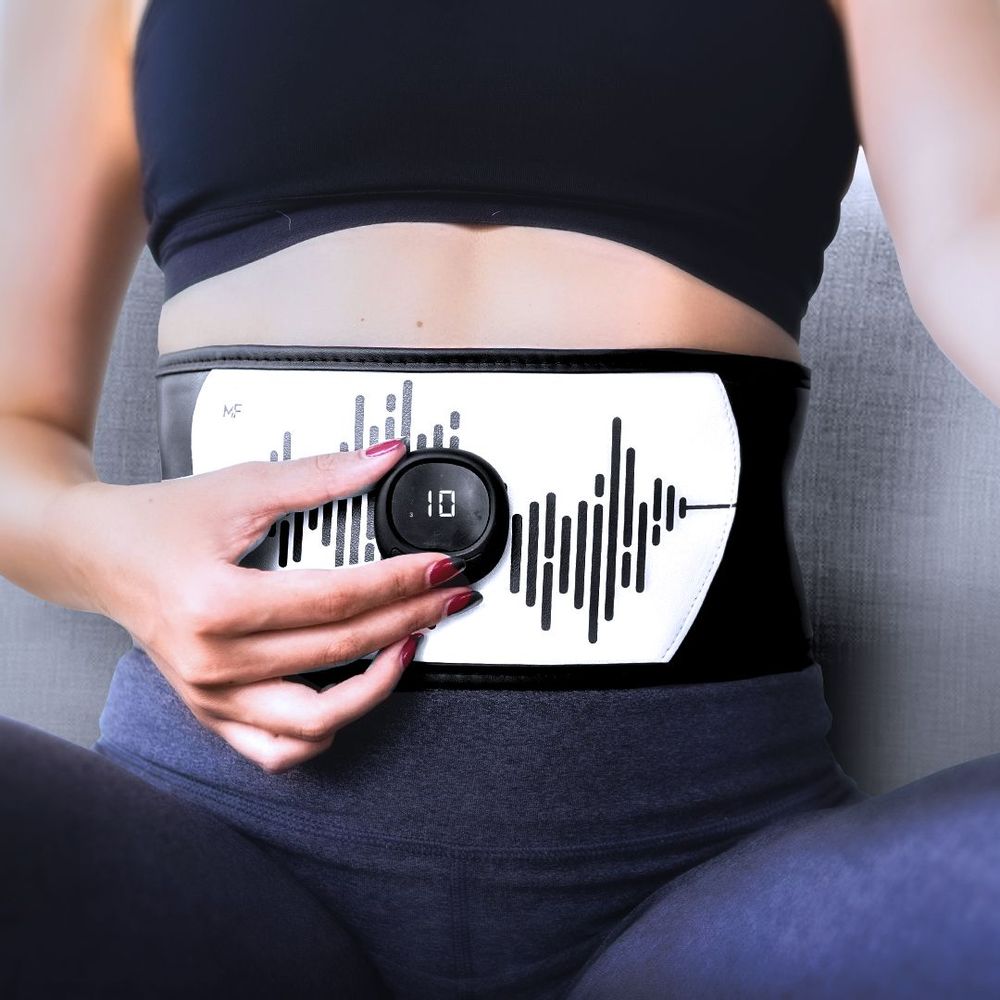 Appareils de fitness - Ceinture abdominale avancée avec EMS et TENS pour sculpter les abdos et améliorer la posture - OUI SMART