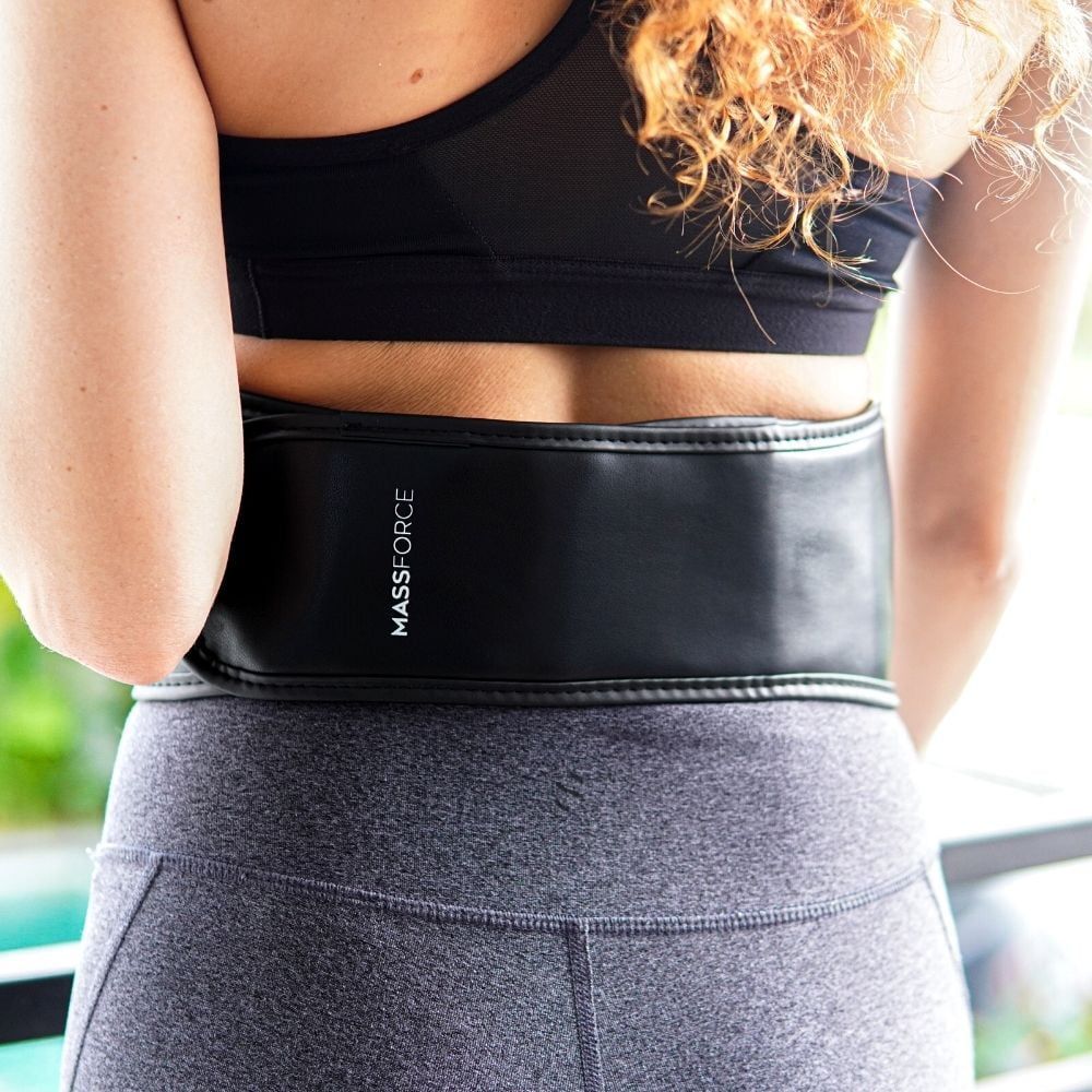 Appareils de fitness - Ceinture abdominale avancée avec EMS et TENS pour sculpter les abdos et améliorer la posture - OUI SMART