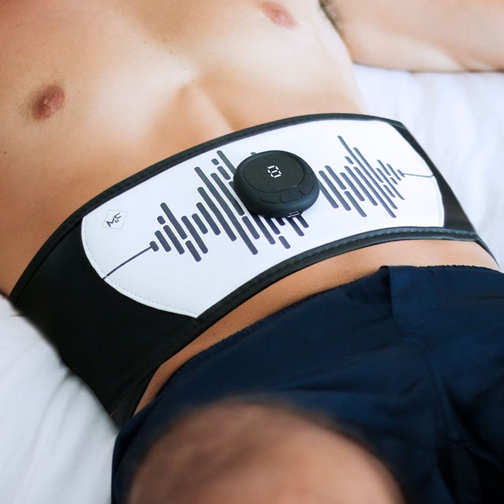 Appareils de fitness - Ceinture abdominale avancée avec EMS et TENS pour sculpter les abdos et améliorer la posture - OUI SMART