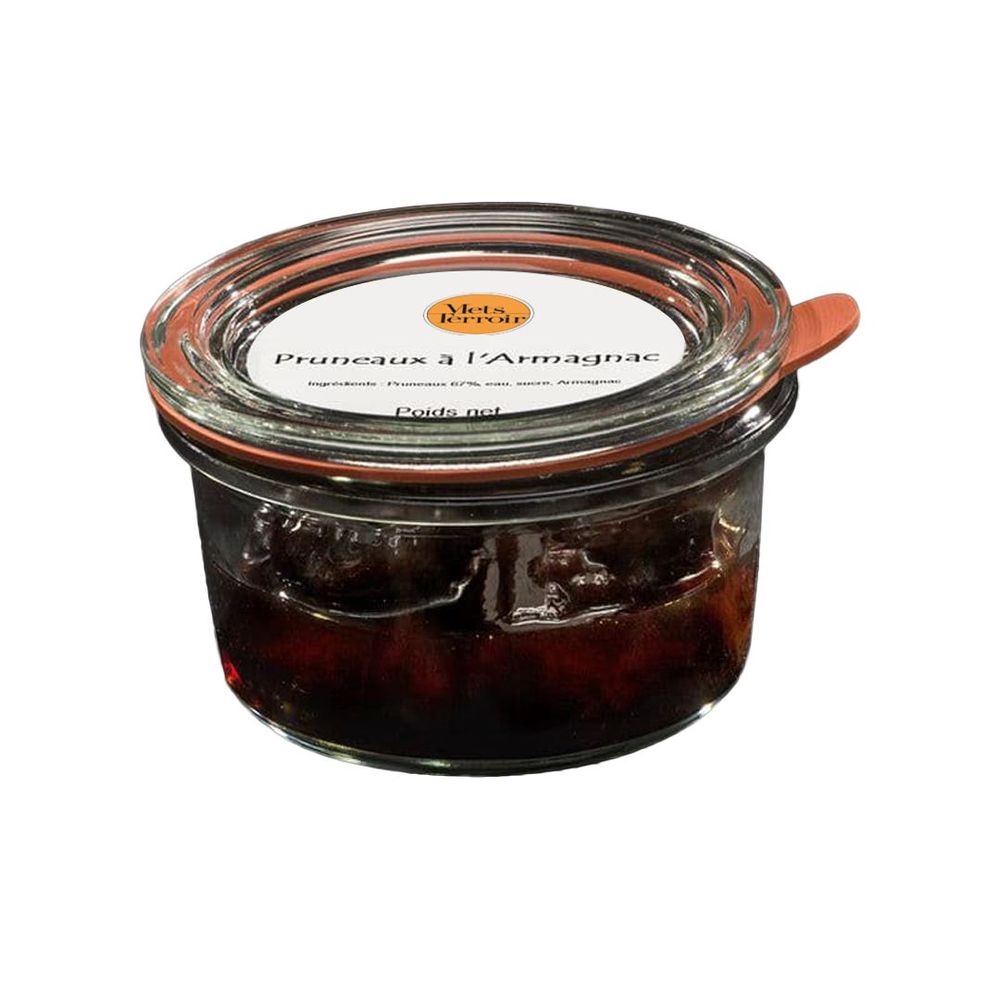Épicerie fine - Pruneaux à l’Armagnac – Plat Végétal - 90g. - METSTERROIR