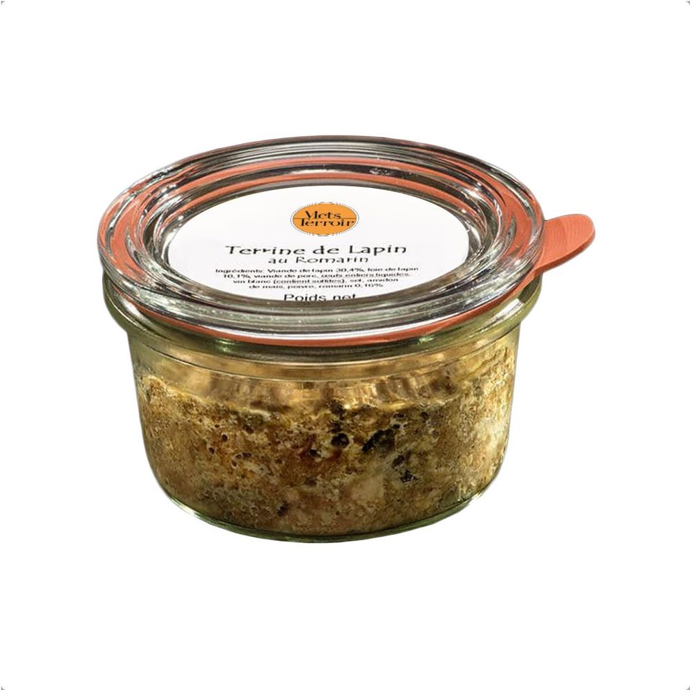 Épicerie fine - Terrine de Lapin au Romarin - 90g - METSTERROIR