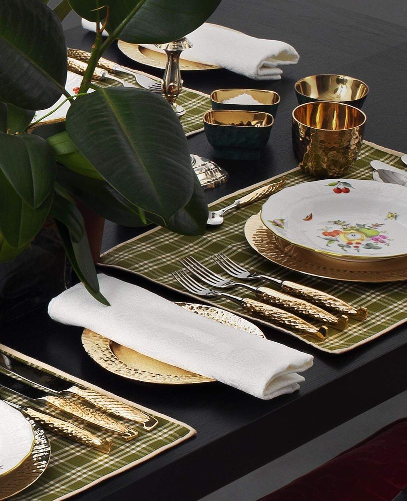 Cutlery set - Bronze Handled Cutlery Set, 4 Pieces - EAGLADOR