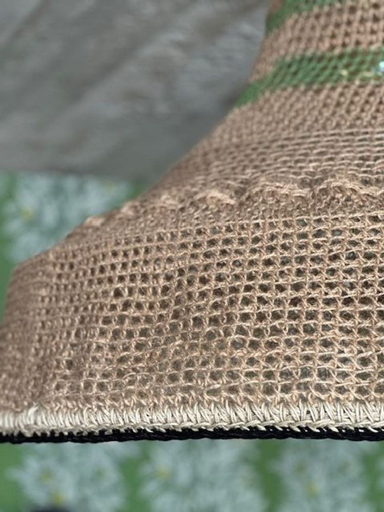 Aménagements pour bureau - Luminaire ARMOISIE en jute lin et coton Hauteur 85cm Diamètre 110 cm livré avec monture électrique - ADELE VAHN