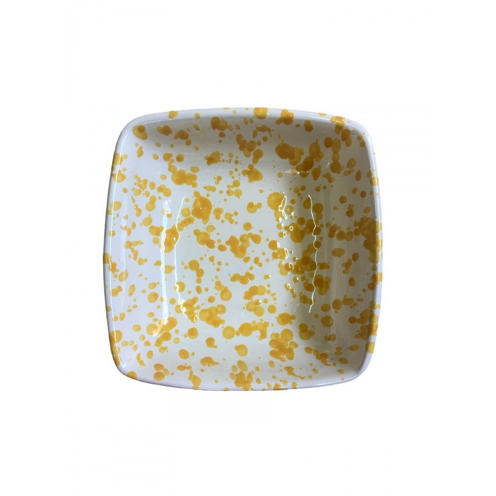 Design objects - Square Bowl cm. 13x13 - Splashed Line - LOLIVA FOOD MOOD