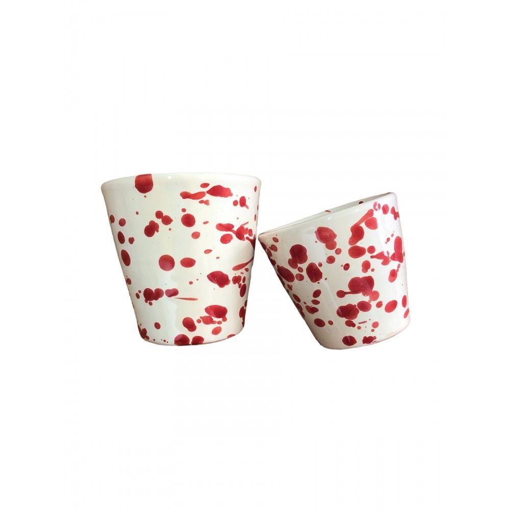 Wine accessories - Glass h. 6 cm. - Splashed Line - LOLIVA FOOD MOOD