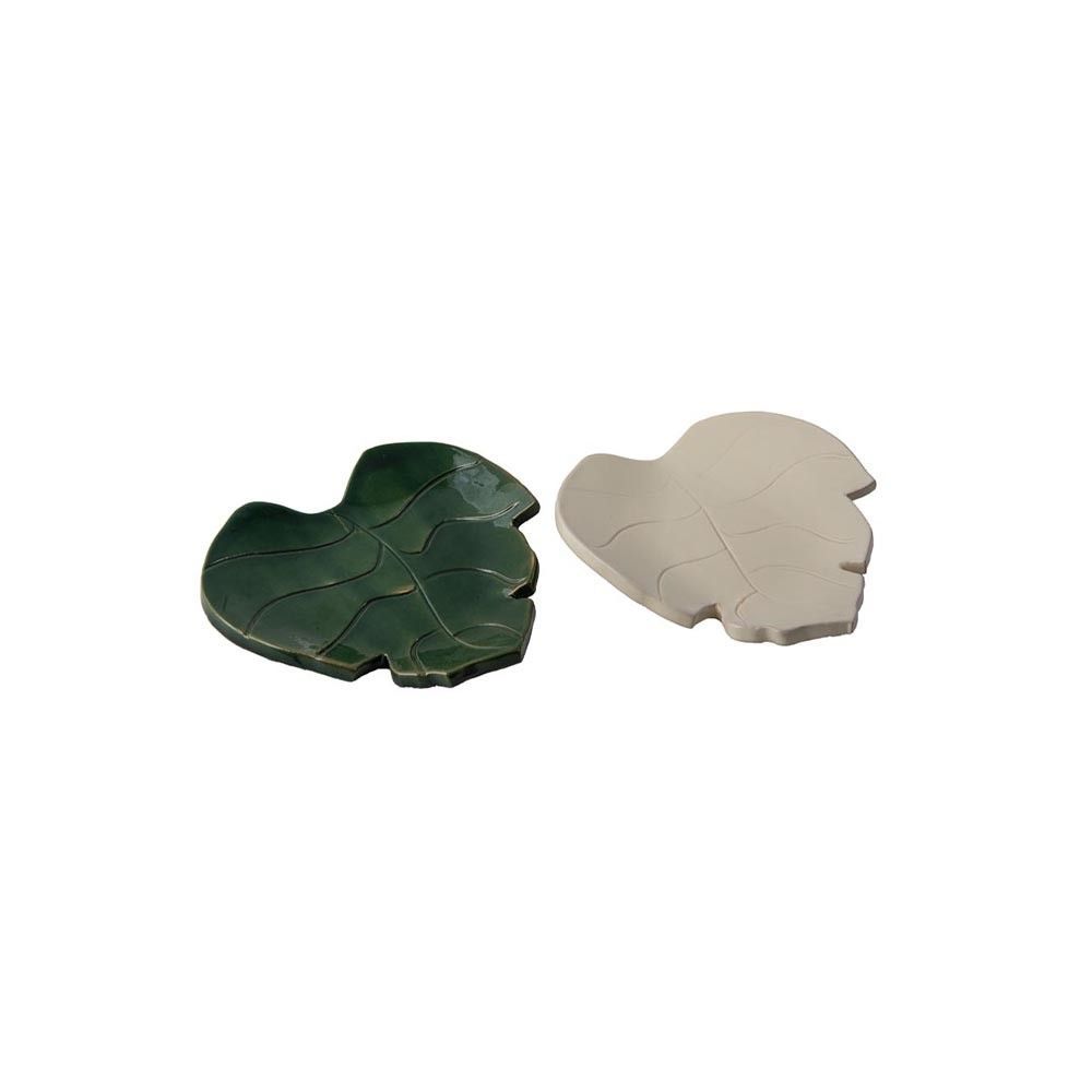 Objets design - Vide-poche Feuille de figuier - en céramique fait main - LOLIVA FOOD MOOD