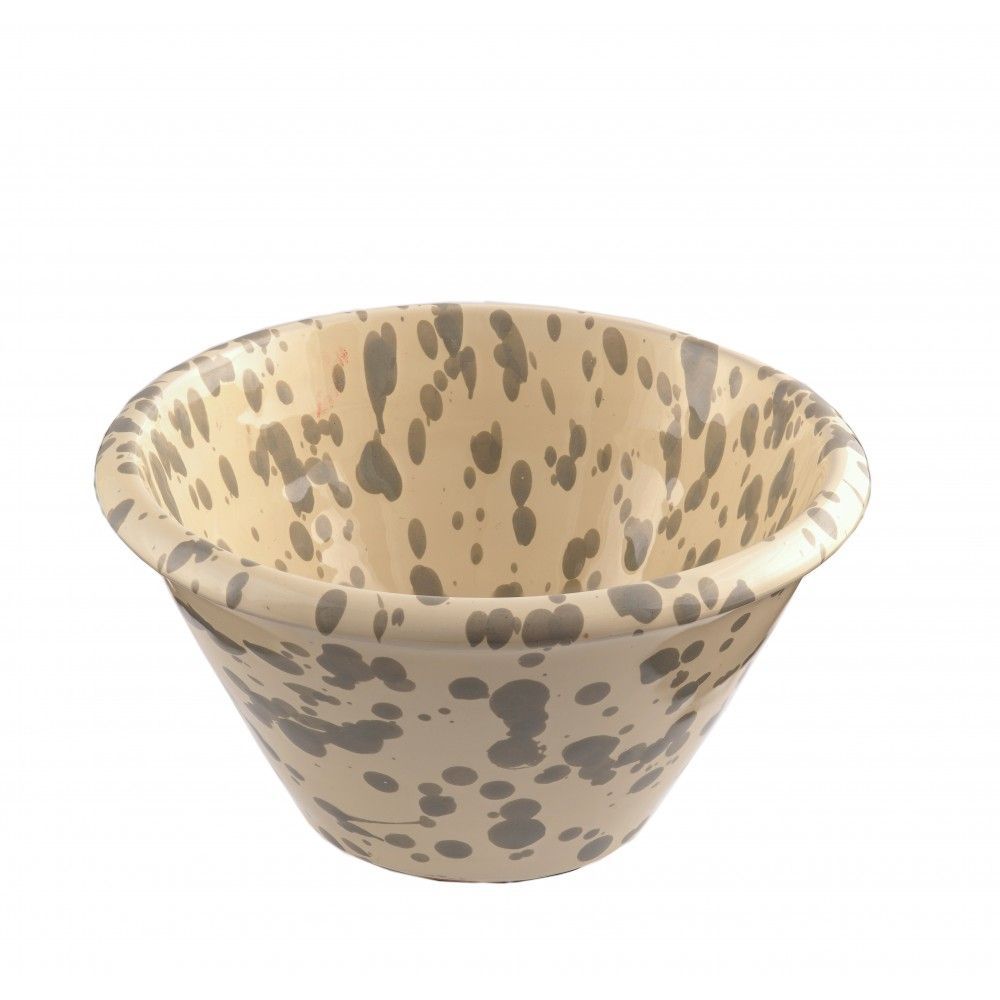 Objets design - Saladier en céramique - Catino cm. 22 cm - Splashed Line - LOLIVA FOOD MOOD