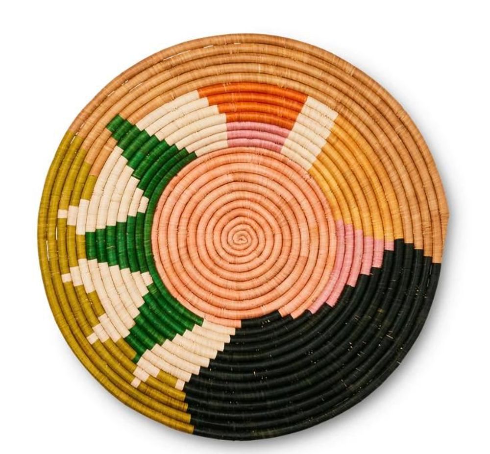 Other wall decoration - Tropical woven wall decoration Thistle ø 70 cm - MAISON SUKU