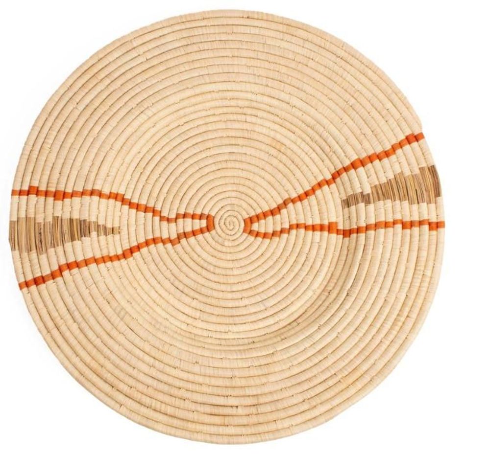 Other wall decoration - Earth tone woven wall decoration Split XL = ø 70 cm - MAISON SUKU