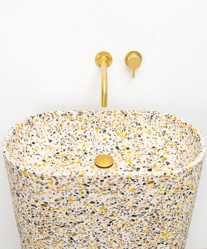 Lavabos - Gabriel | Concrete Basin | Sink |Terrazzo Finish - SYNK