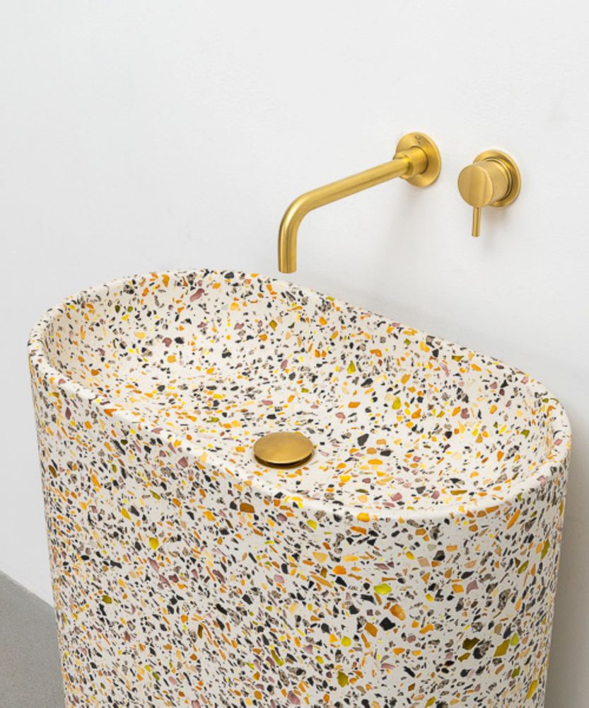 Lavabos - Gabriel | Concrete Basin | Sink |Terrazzo Finish - SYNK