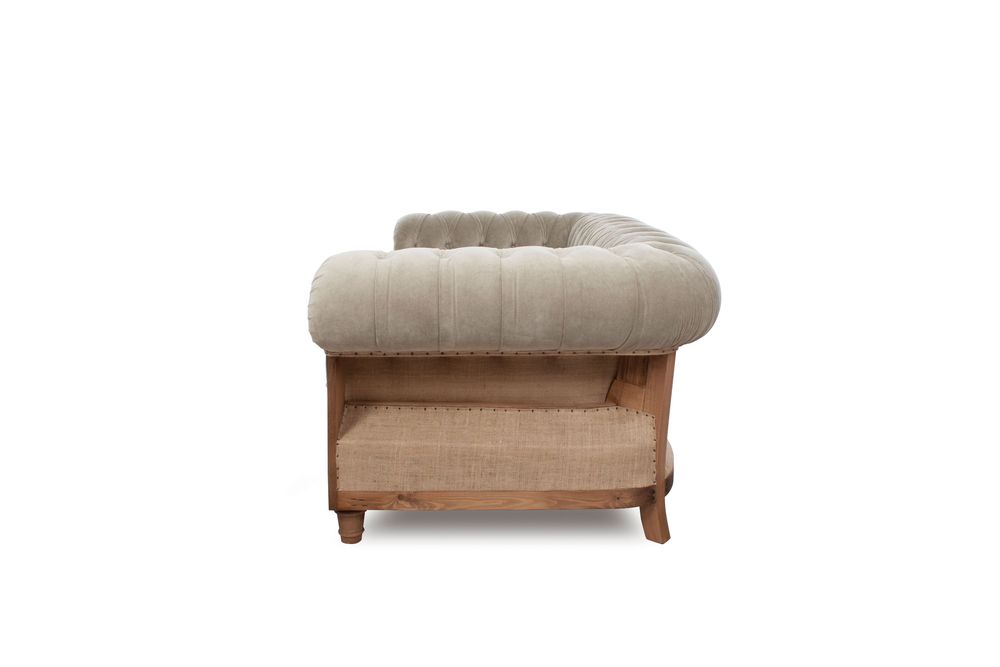 Sofas - Chesterfield Essence Velvet Pearl | Sofa - CREARTE COLLECTIONS