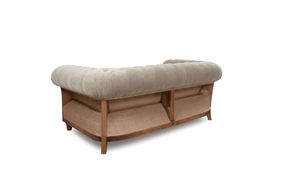 Sofas - Chesterfield Essence Velvet Pearl | Sofa - CREARTE COLLECTIONS